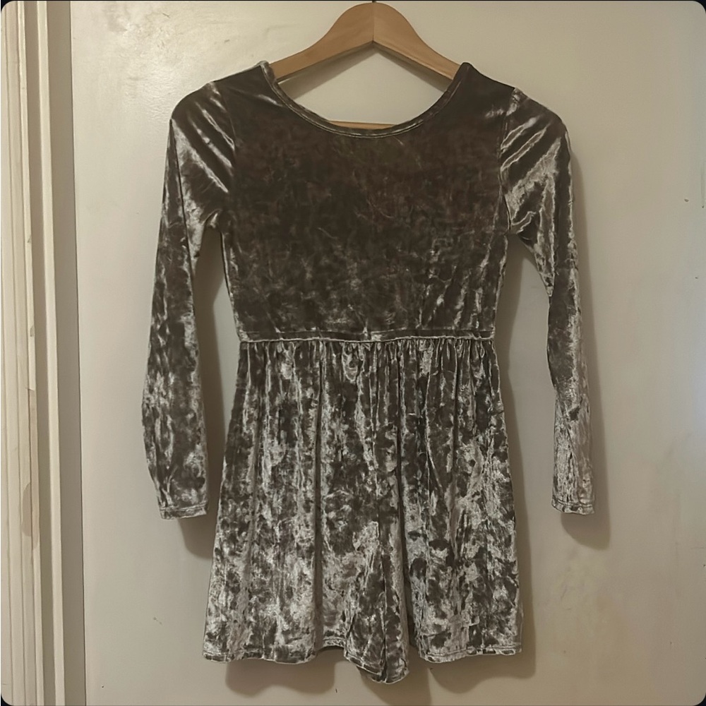 GB Girls size M silver dress.